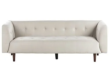 Sofa 3-seter BYSKE Lys beige v:7105056 Sofa 3-seter BYSKE Lys beige v:7105056