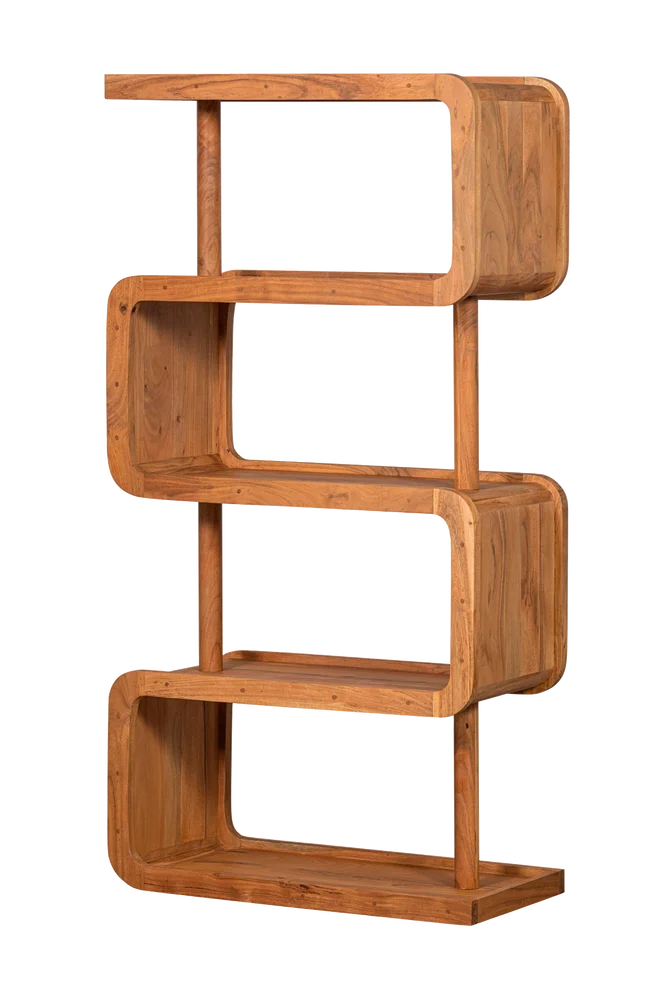 Bokhylle Rattle - Brun m v:1692238