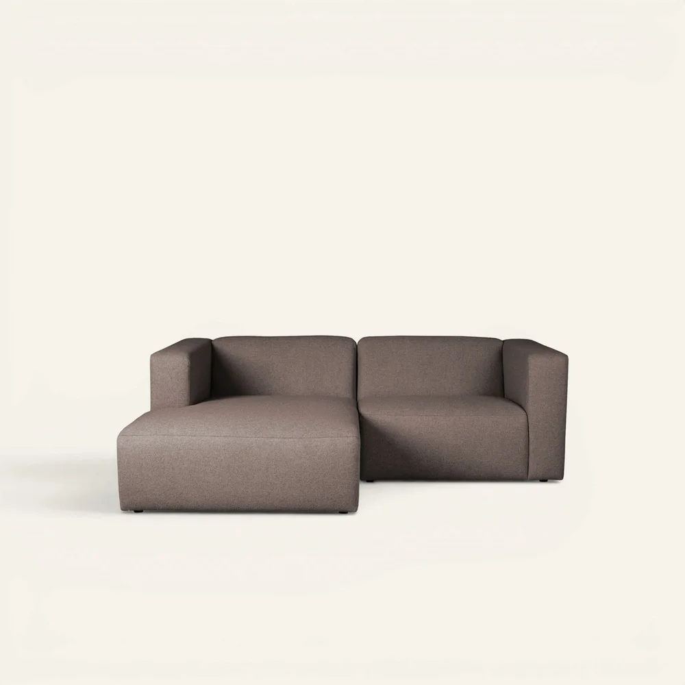 Modulsofa 2 deler sjeselong venstre brun – 224x154x73 cm v:9084515 Modulsofa 2 deler sjeselong venstre brun – 224x154x73 cm v:9084515