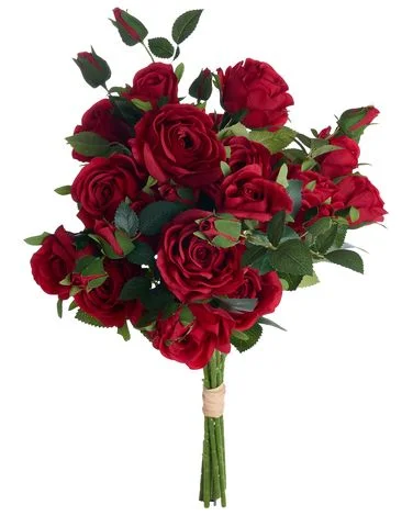 Kunstig blomsterbukett BOIRO 65 cm Rød v:204133 Kunstig blomsterbukett BOIRO 65 cm Rød v:204133