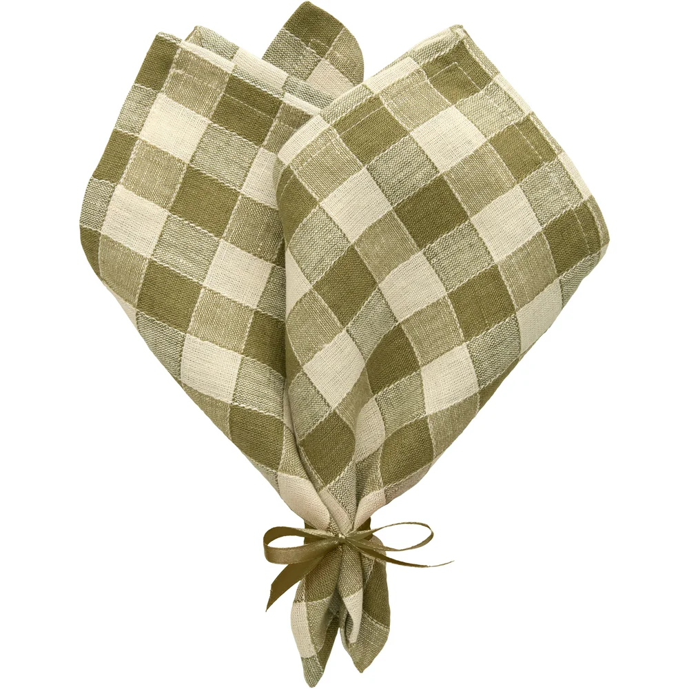 Ester Serviett 40×40 cm 2-pk, Oliven v:5579131 Ester Serviett 40×40 cm 2-pk, Oliven v:5579131