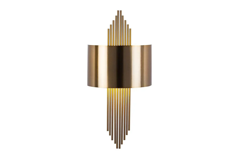Vegg lampe Grelon Vintage Gull v:6074624