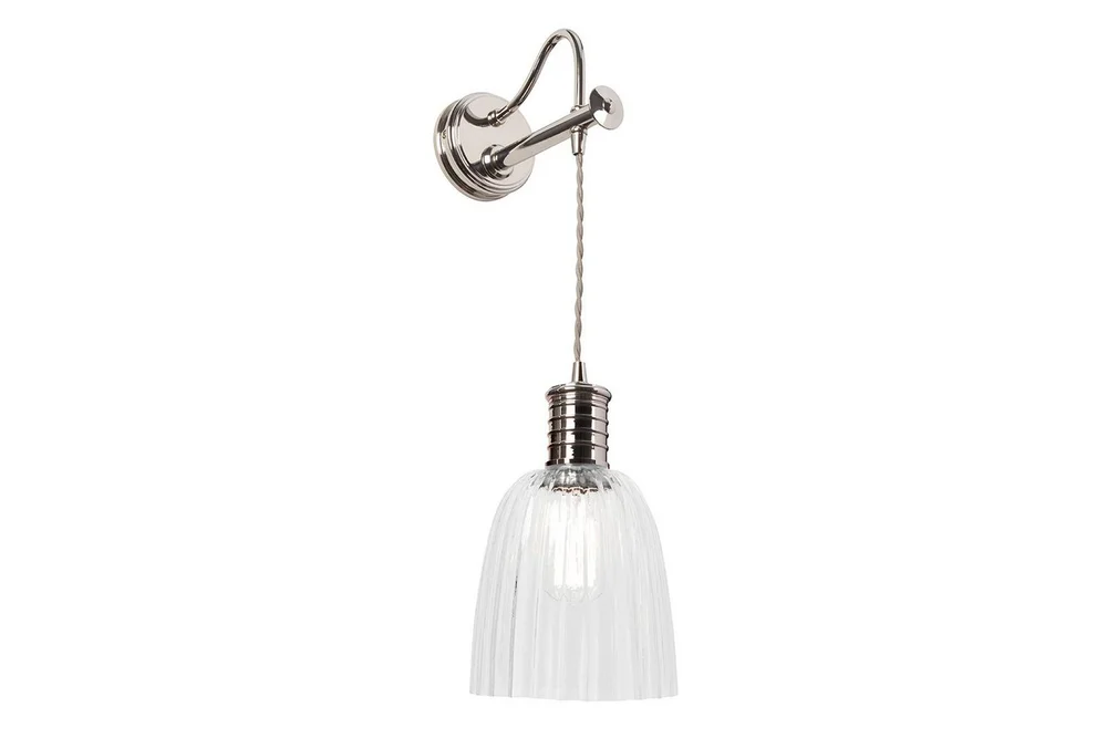 Vegglampe Elstead Lighting Douille Polert nikkel v:9880574