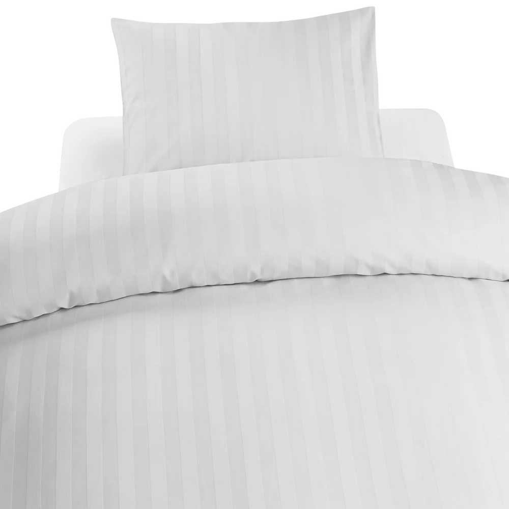 2-delt Sett Satin – Hvit – Tekstiler | m v:4573905 2-delt Sett Satin – Hvit – Tekstiler | m v:4573905
