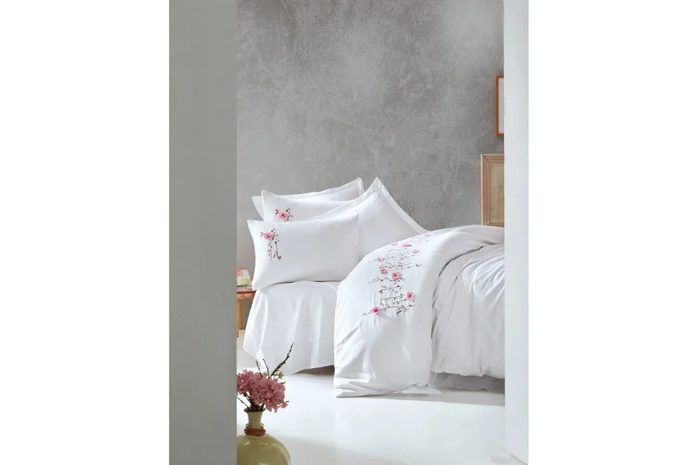 Cotton Box Sengesett Dobbel 6-delt Premium Sateng v:4161310 Cotton Box Sengesett Dobbel 6-delt Premium Sateng v:4161310