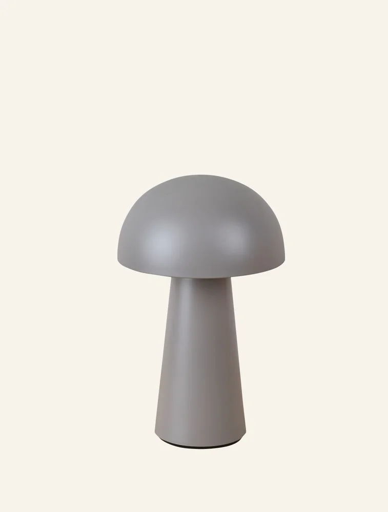 Led bordlampe taupe – 21,5 cm ø13,7 v:5398136 Led bordlampe taupe – 21,5 cm ø13,7 v:5398136