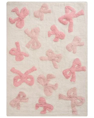 Barneteppe FITA Rosa 90 x 130 cm Bomull v:2971176