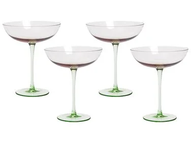 Sett med 4 martiniglass DIOPSIDE 250 ml Rosa v:4445193 Sett med 4 martiniglass DIOPSIDE 250 ml Rosa v:4445193