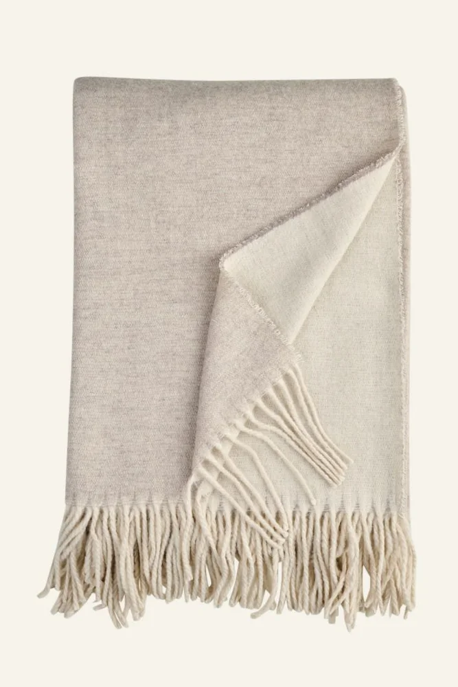 Pledd beige – 130×170 cm v:1058940