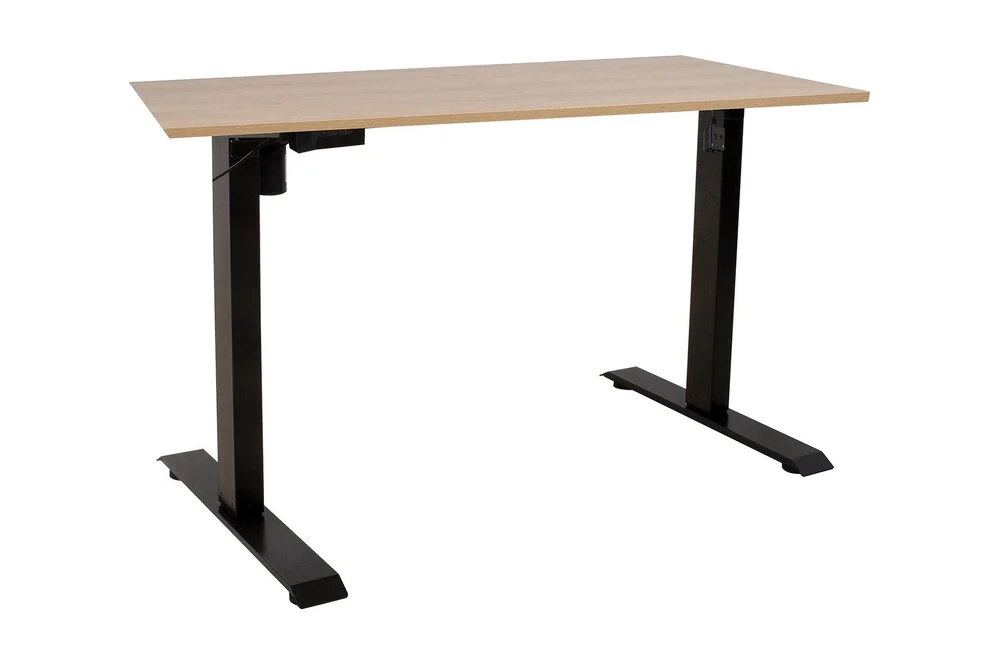 Ergo Skrivebord med en motor 160x80 cm Svart v:3440407