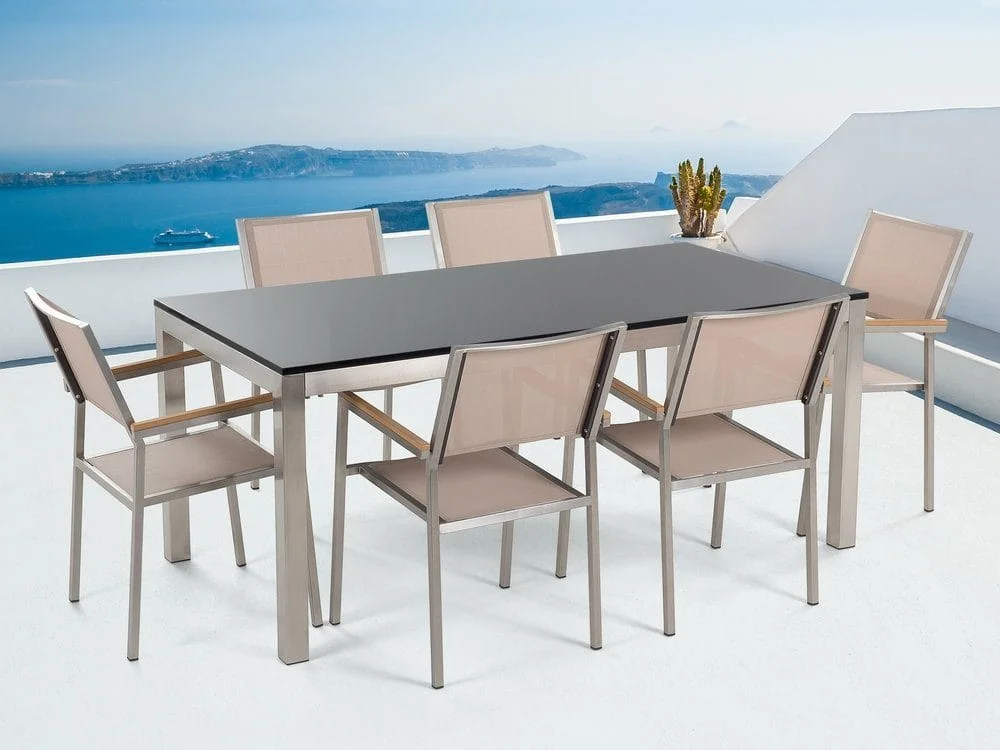 Grosseto Hagegruppe Med Bord + 6 Stoler v:5457452 Grosseto Hagegruppe Med Bord + 6 Stoler v:5457452