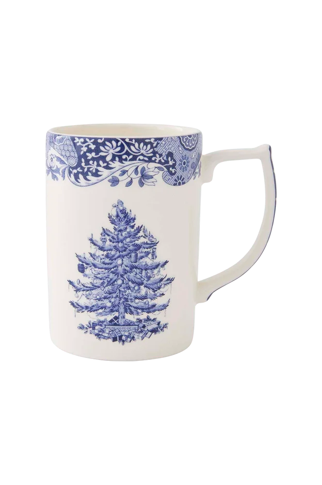 Krus 0,34 l Blue Italian Christmas Tree - Blå - Kjøkken & husholdning | m v:4419245
