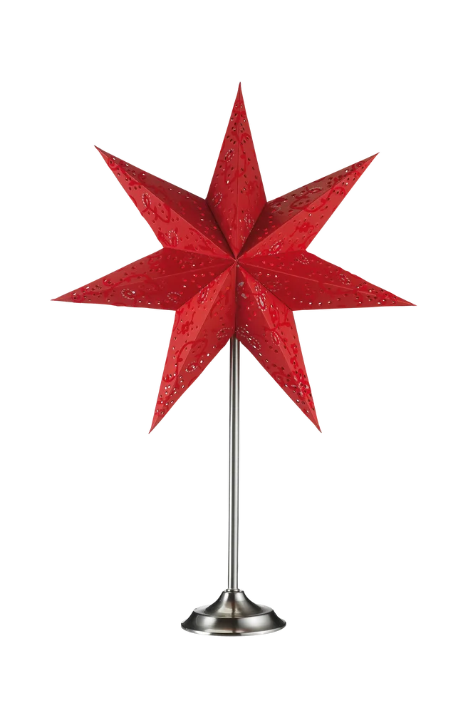 ARATORP Bordstjerne 64cm – Rød – Belysning | m v:1110202 ARATORP Bordstjerne 64cm – Rød – Belysning | m v:1110202