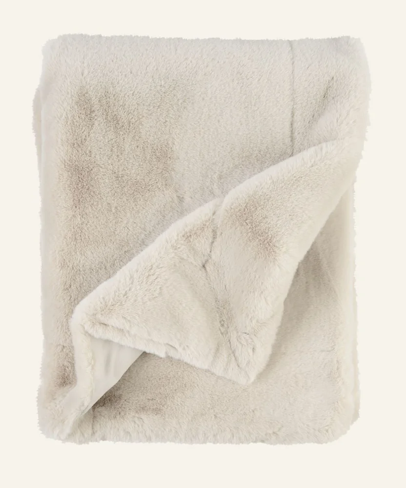 Pelspledd beige – 130×170 cm v:403942