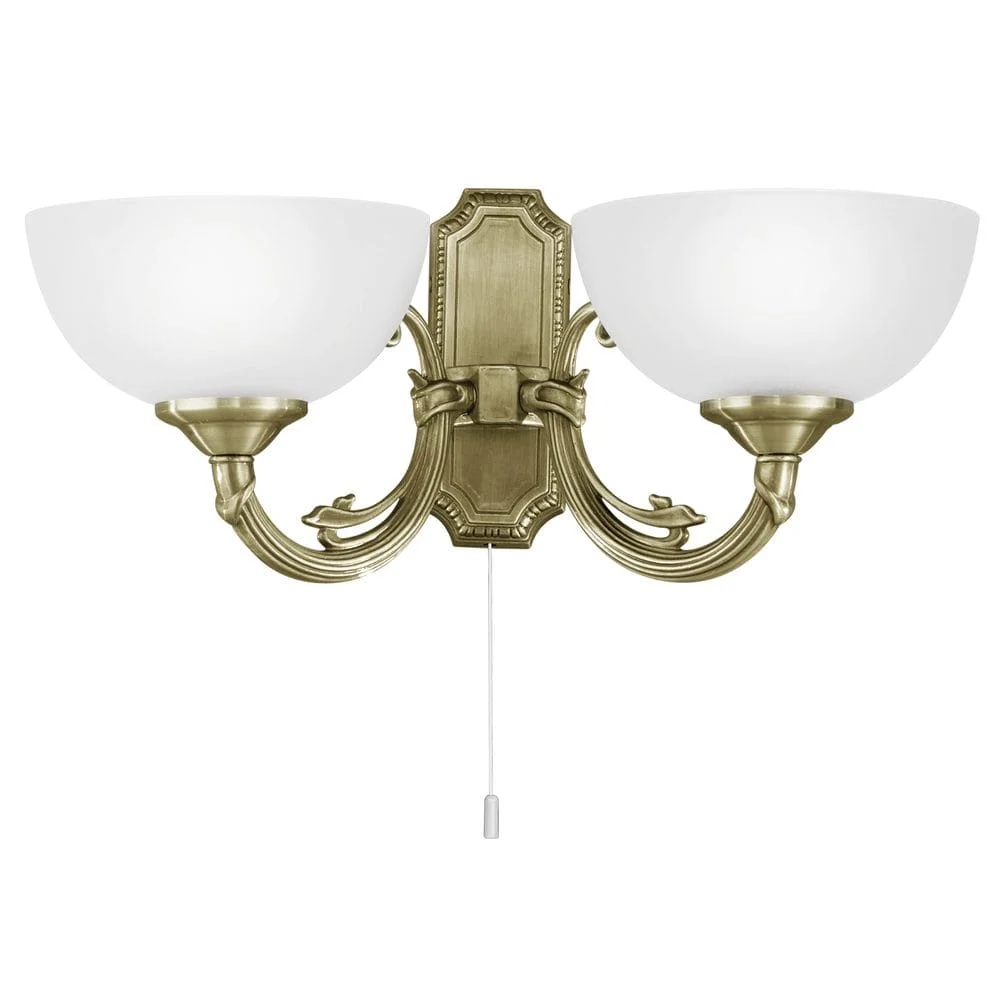 Vegglampe Savoy med 2 lamper v:1329487