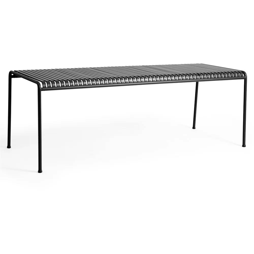 Palissade Table 90x220 cm 4 Legs, Anthracite powder coated steel v:8864369