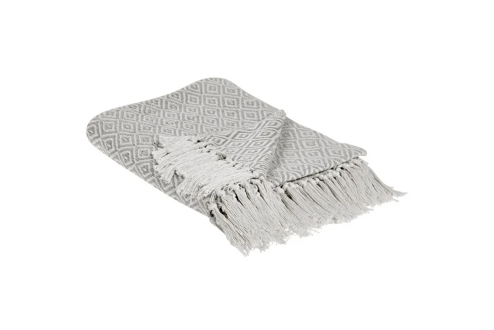 Pledd Mityal Beige/grå v:8565898