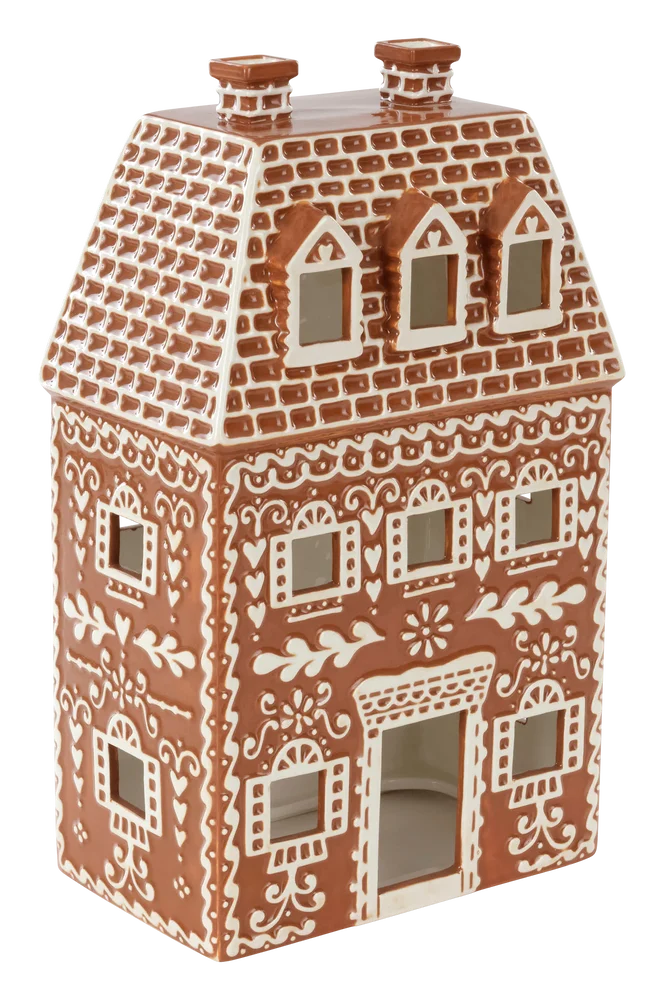 GINGERBREAD HOUSE telysholder – Brun – Dekor | m v:9923885 GINGERBREAD HOUSE telysholder – Brun – Dekor | m v:9923885