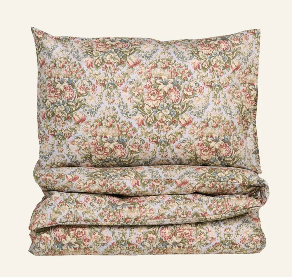Bomull sengesett multi blå – 140×200 cm v:4406880 Bomull sengesett multi blå – 140×200 cm v:4406880