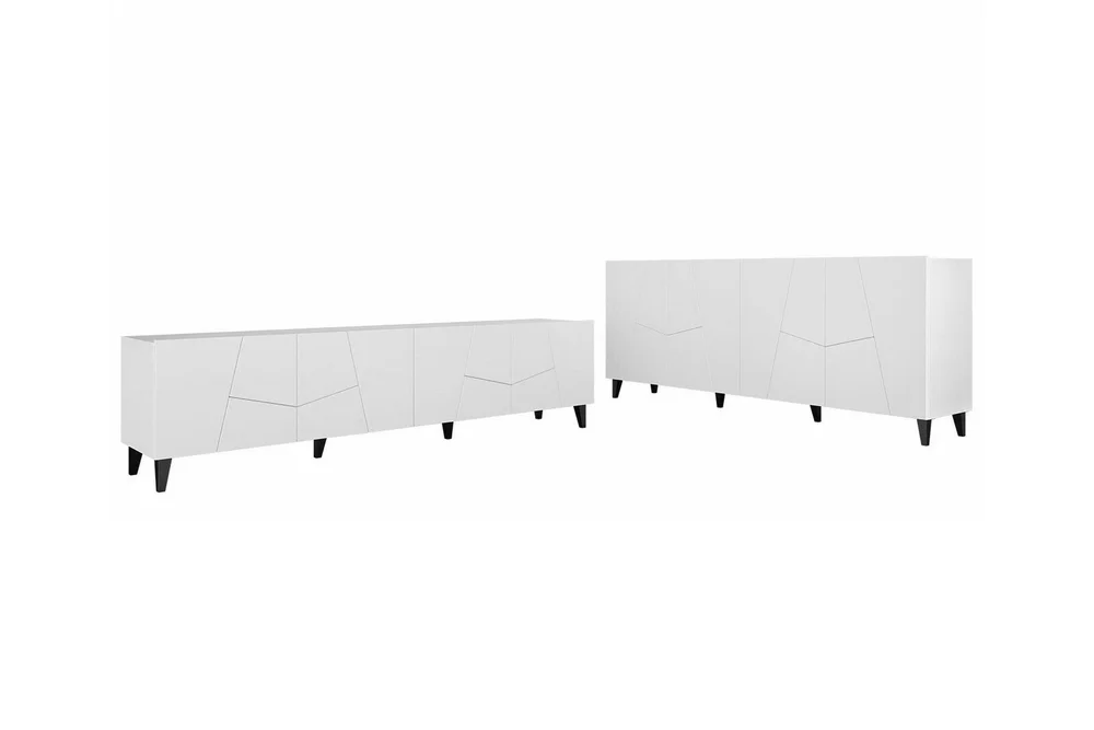 Strontian Möbelset För Vardagsrum Scandinavian Choice White v:1229119