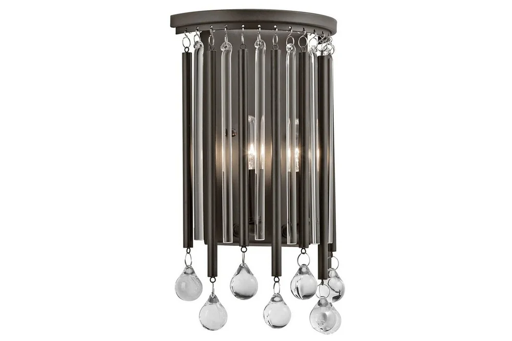 Vegglampe Kichler Piper Espresso/Krom v:3066425