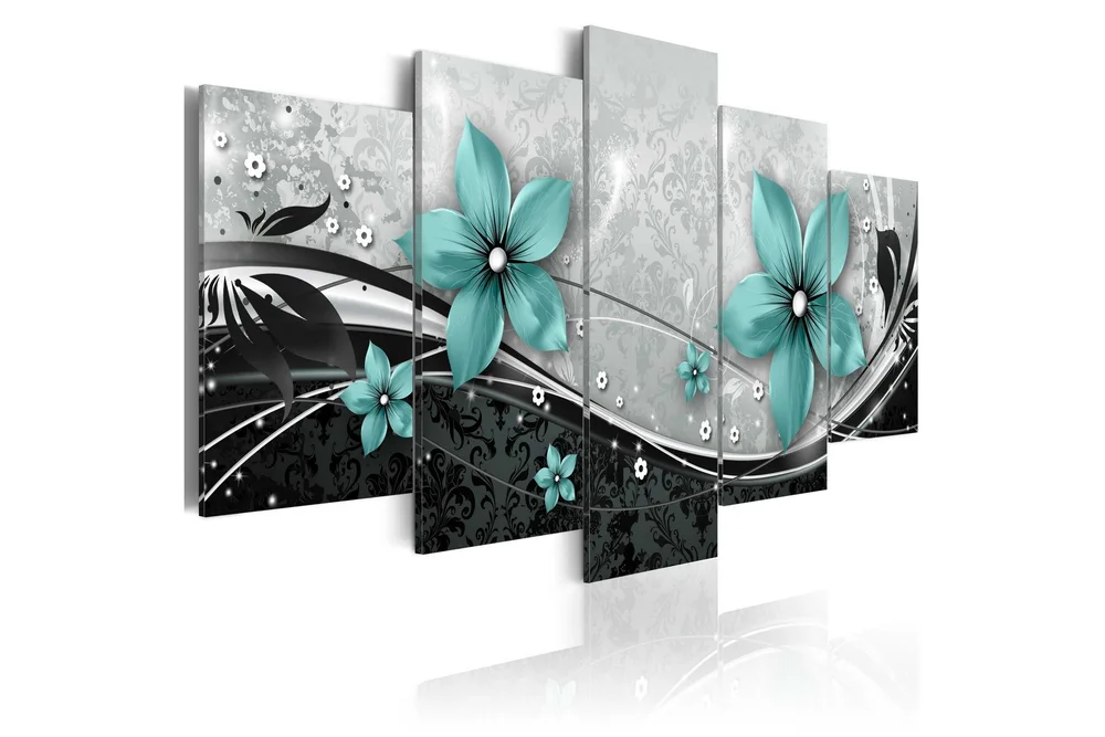 Bilde Turquoise Flower Of Night 100x50 v:3373033