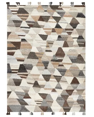 Teppe ARGAVAND Beige 160 x 230 cm Kelim Ull v:2012896 Teppe ARGAVAND Beige 160 x 230 cm Kelim Ull v:2012896