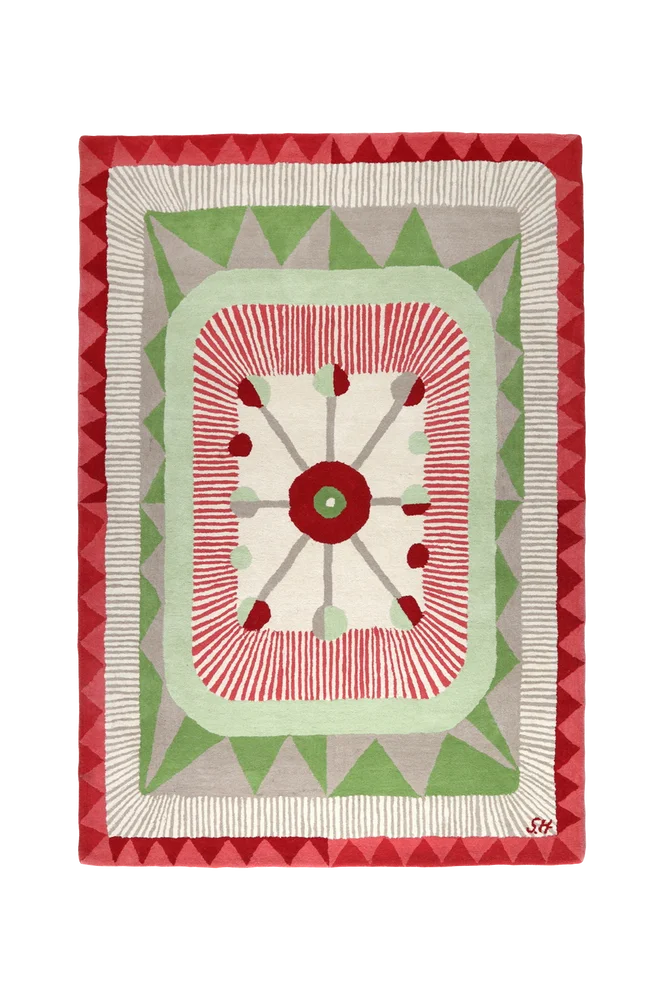 Ullmatta Zigzag - Rød - Tepper | m v:2456257