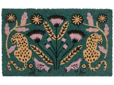 Dørmatte NAKNEK Flerfarget 45 x 75 cm Fugl Blomst Katt Kokosfiber v:3289667 Dørmatte NAKNEK Flerfarget 45 x 75 cm Fugl Blomst Katt Kokosfiber v:3289667