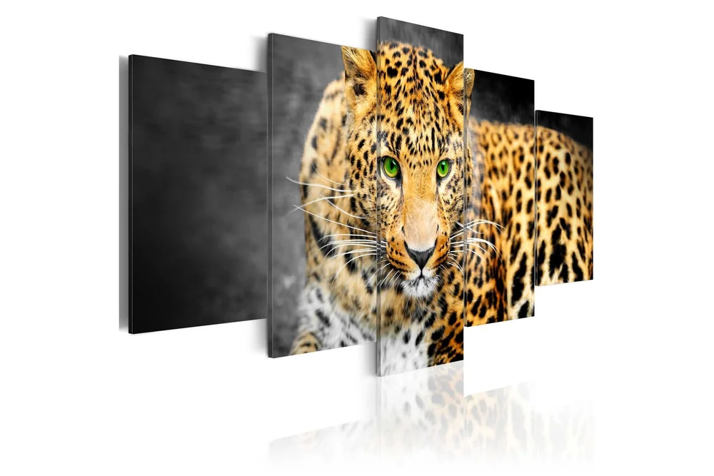 Bilde Green-Eyed Leopard 100x50 v:9638571