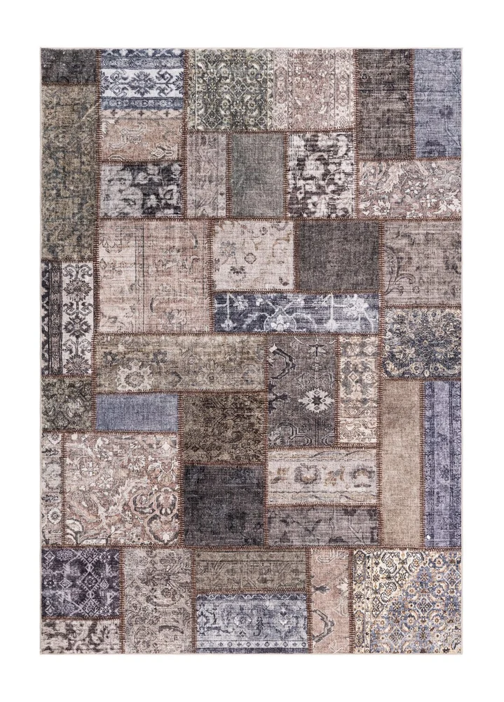Maskinvevd teppe KM Home Tarfaya Patch RUND 240×240 Smaragdgrønn v:2801976 Maskinvevd teppe KM Home Tarfaya Patch RUND 240×240 Smaragdgrønn v:2801976