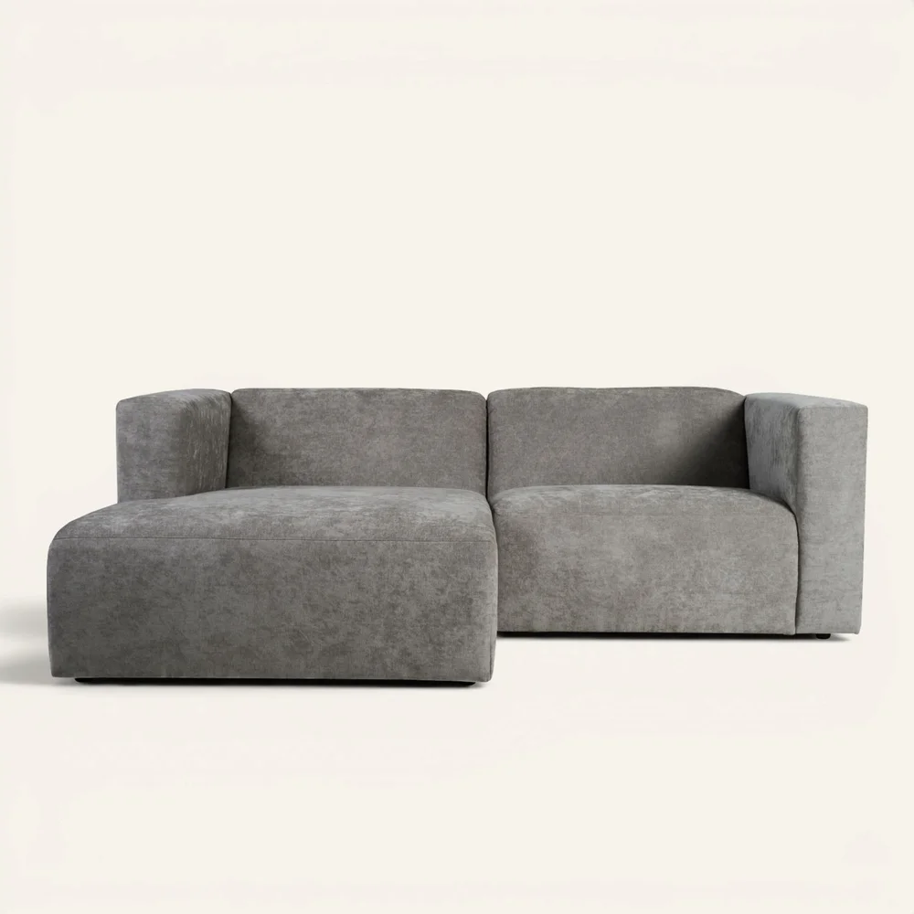 Modulsofa 2 deler sjeselong venstre grå – 224x154x73 cm v:3590416 Modulsofa 2 deler sjeselong venstre grå – 224x154x73 cm v:3590416