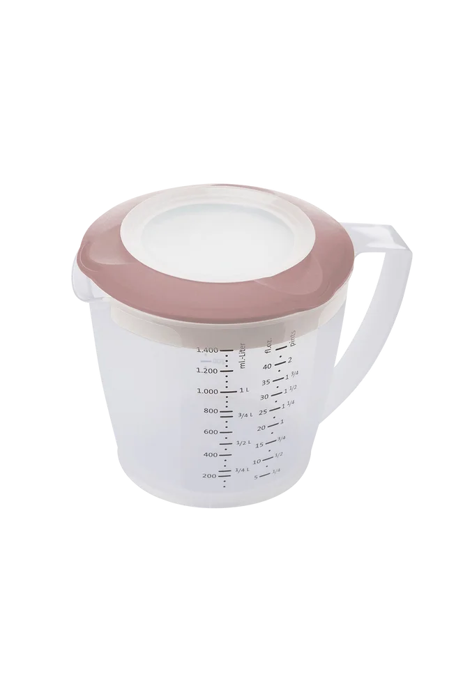 Blandekanne med lokk, HELENA, 1,4 l, – Rosa – Kjøkken & husholdning | m v:4563220
