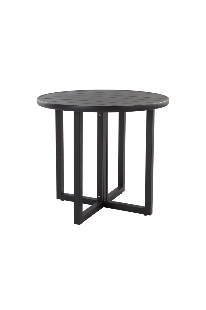 GIBRALTAR spisebord Ø 90 cm - Svart - Utemøbler & hage | m v:5503856