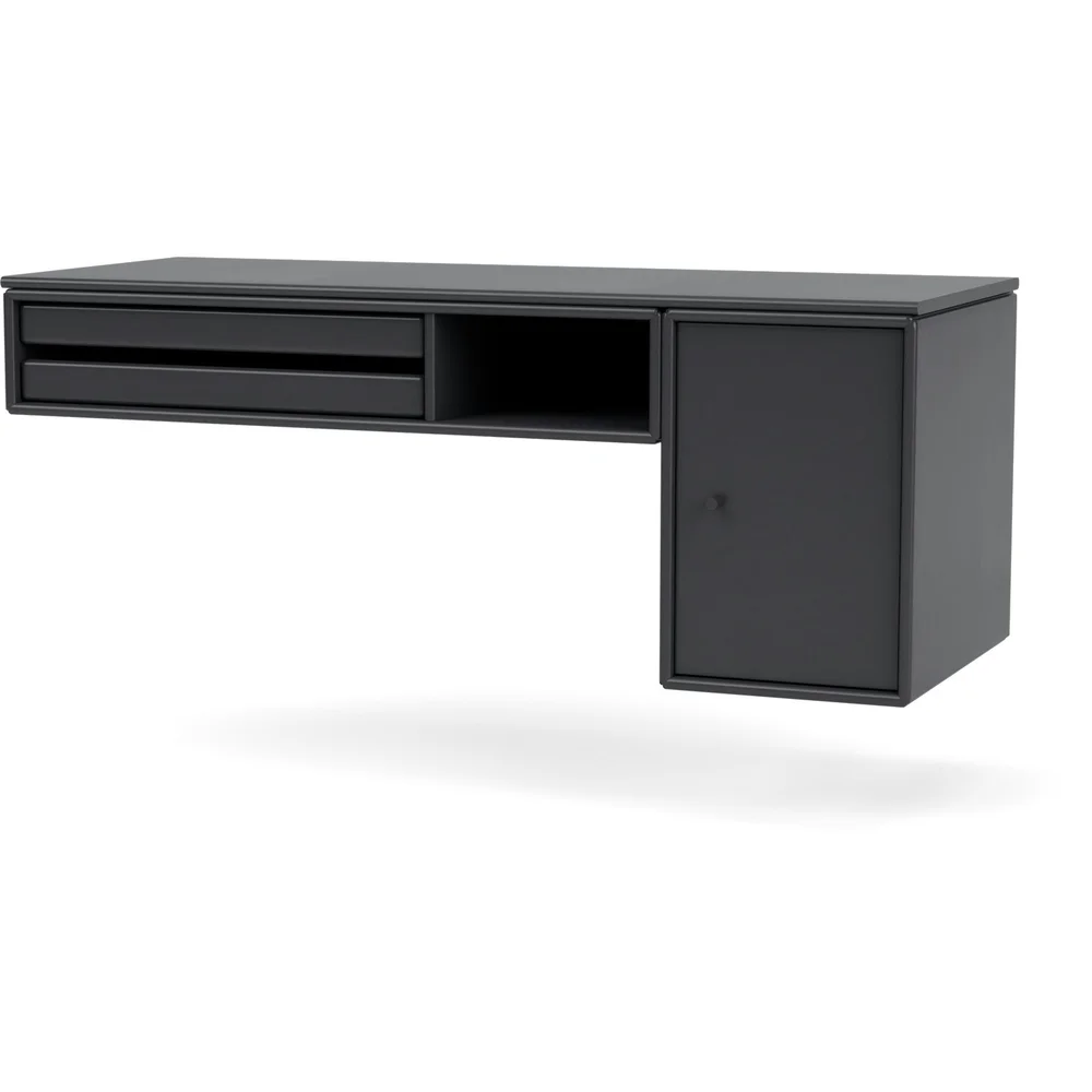 Bureau Vegghengt Skrivebord, Antrasitt v:460830