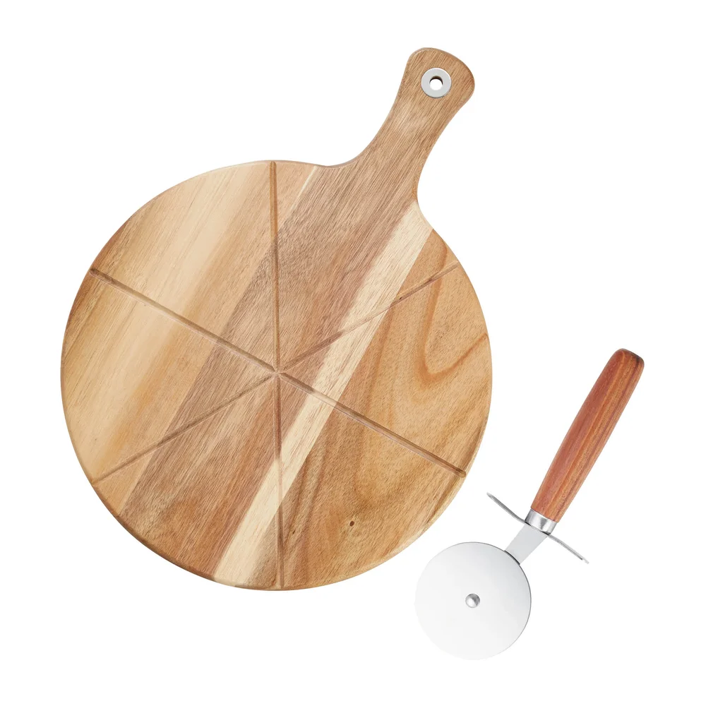 Sade pizzasett pizzahjul skjærefjøl skjærebrett Ø 32 cm v:4438654 Sade pizzasett pizzahjul skjærefjøl skjærebrett Ø 32 cm v:4438654