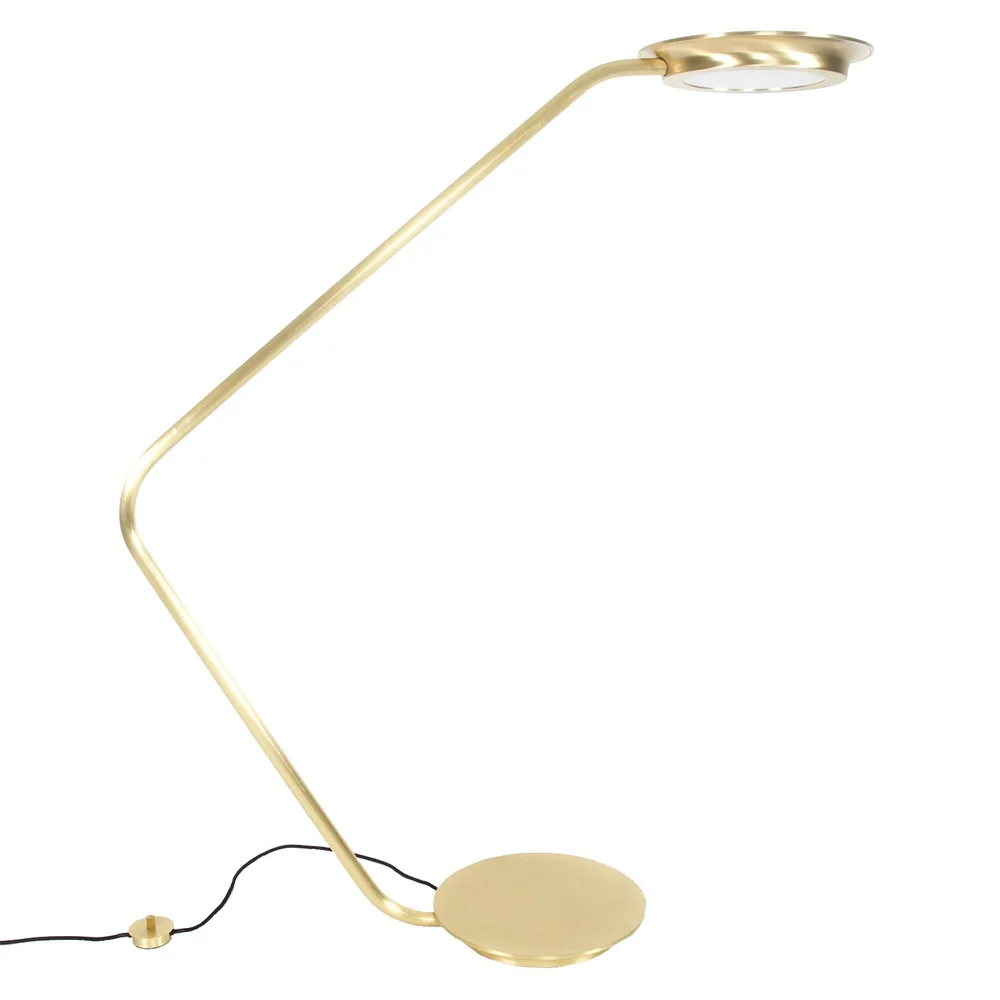 Modernist Floor Lamp Gulvlampe, Messing v:1099310