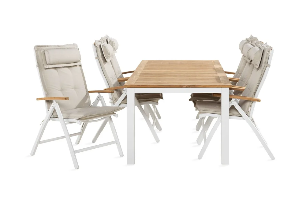 Las Vegas Spisegruppe 100x220-280+6 Stolar +Pute v:7278512