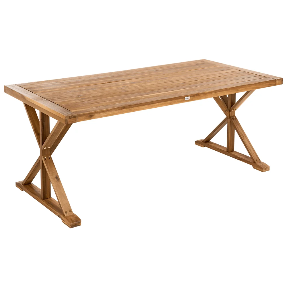 Spisebord utendørs Calabritto 90 cm 180 cm akasietre v:1169503
