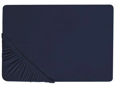 Formsydd laken HOFUF 180 x 200 cm Bomull Marineblå v:655060 Formsydd laken HOFUF 180 x 200 cm Bomull Marineblå v:655060