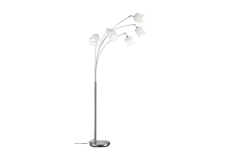Gulvlampe TRIO Tommy Bøyd Børstet stål v:5015041