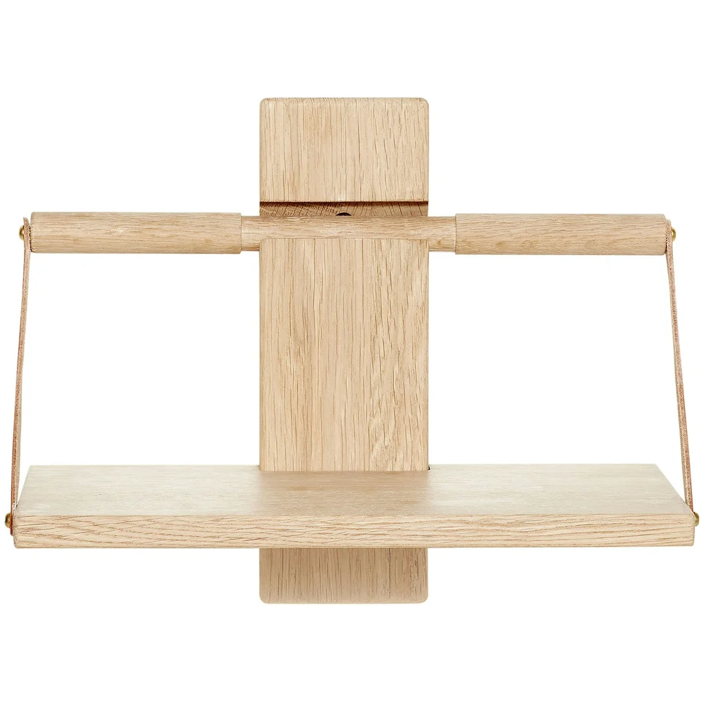 Wood Vegghylle, Eik, 30x18x32 cm v:1485359