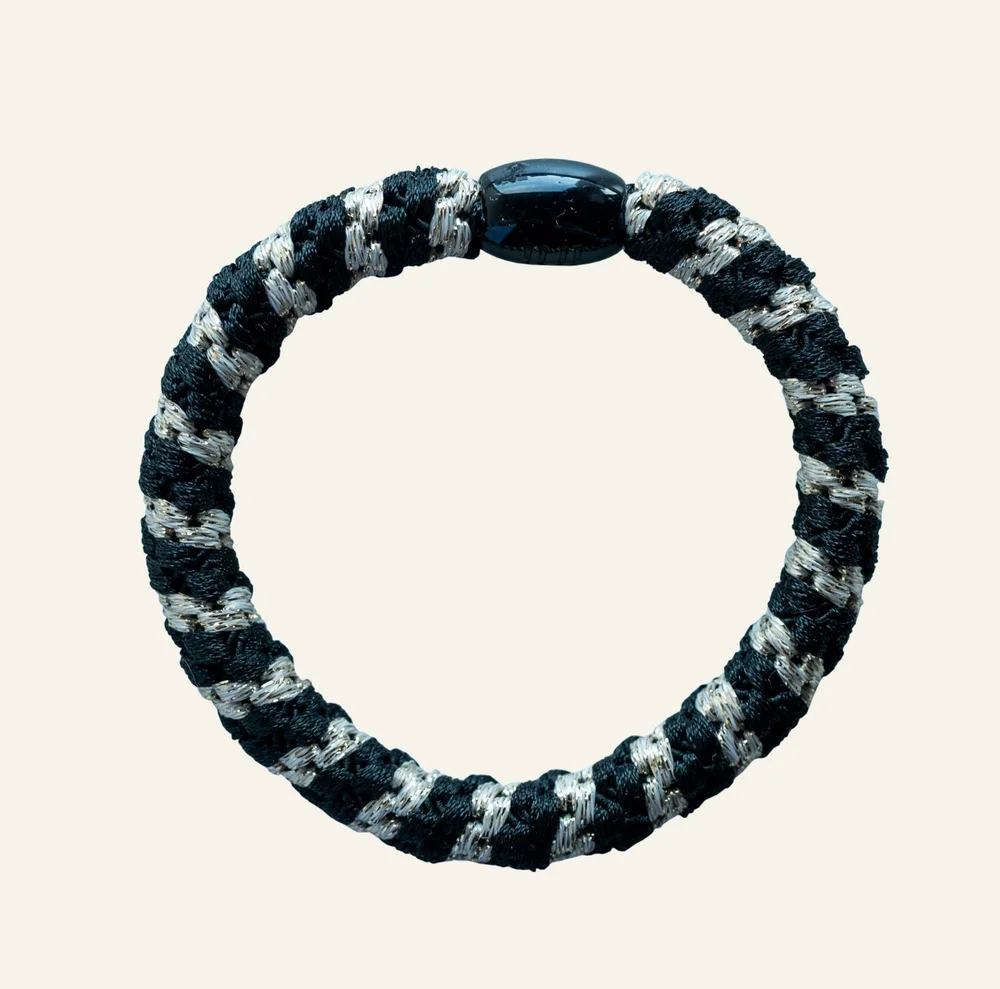 Hårstrikk multi gull – 6,5×6,5 cm v:250804