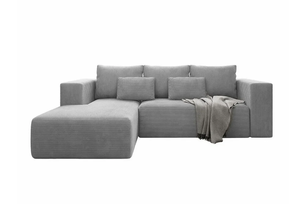 Listowel 3-sits Hörnbäddsoffa Light grey/Dark grey v:2014623