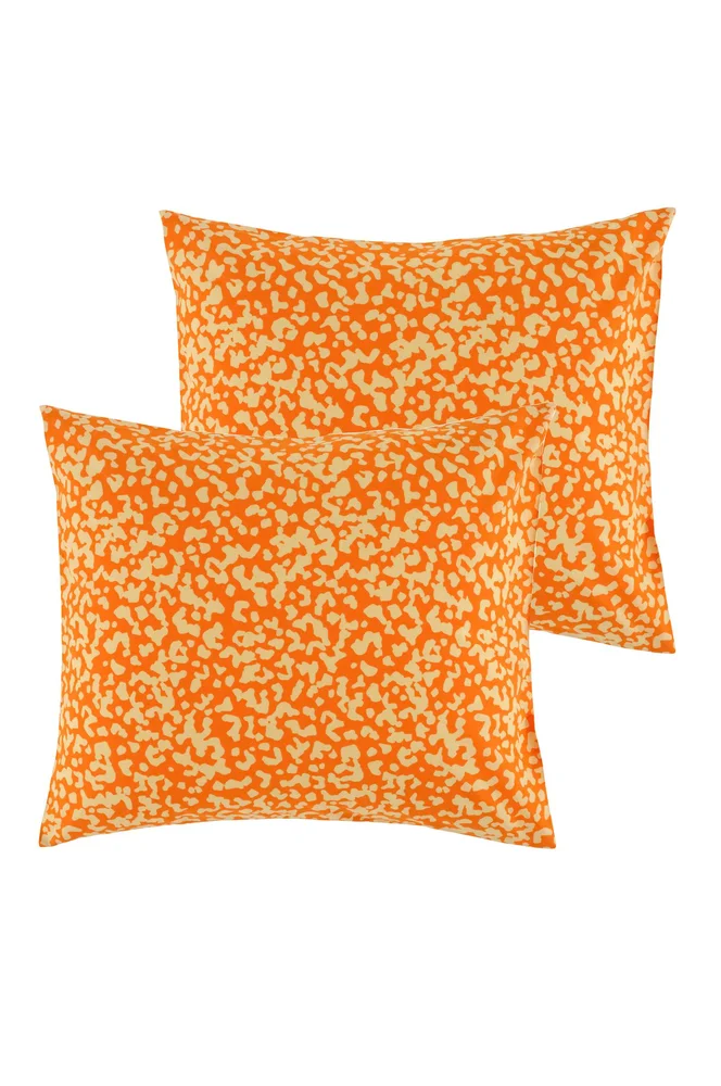 MALIA putetrekk 2-pk 50x60 cm økologisk - Orange - Tekstiler | m v:9847467