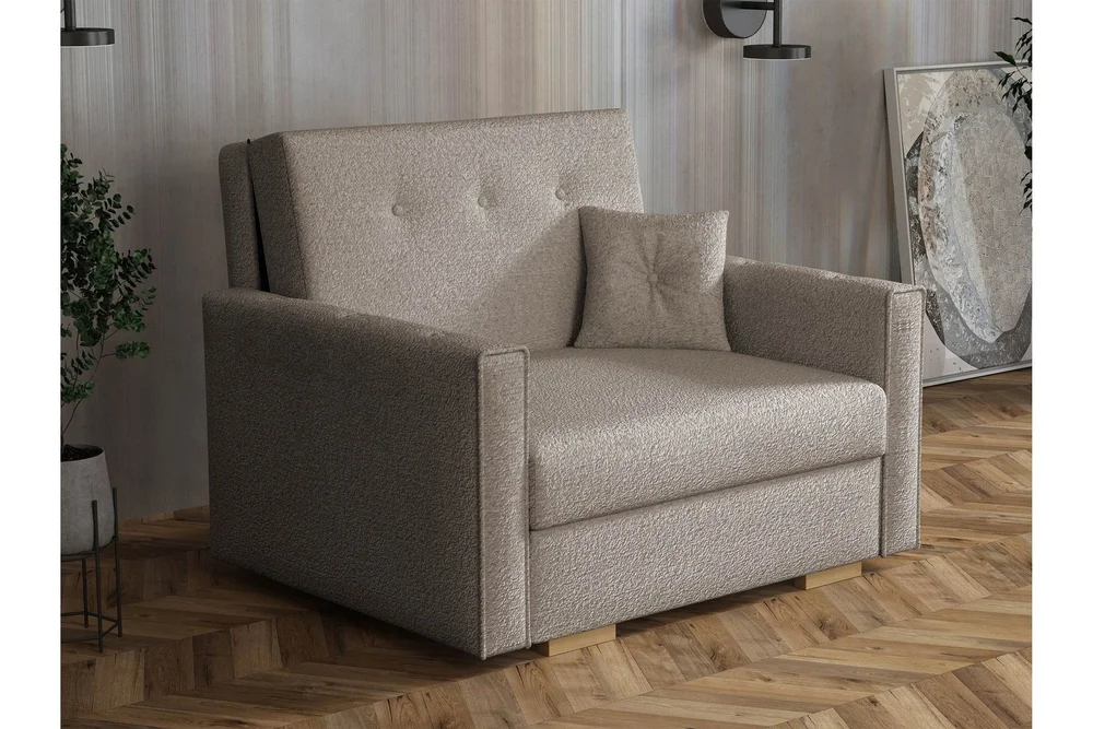 Ajiz Sovesofa 2-seter i Bouclé v:2834735