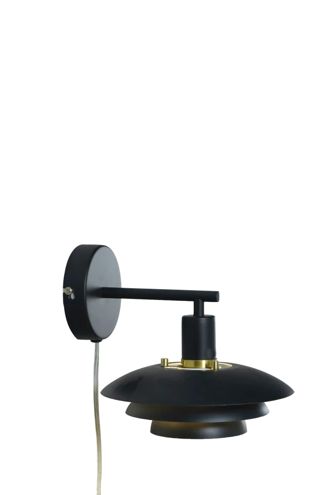Vegglampe Epsilon – Svart – Belysning | m v:5365206 Vegglampe Epsilon – Svart – Belysning | m v:5365206