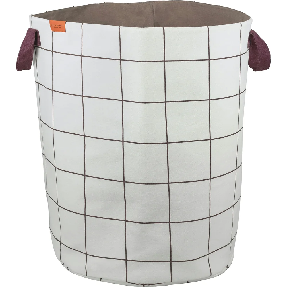 Mesh Skittentøyskurv, Off-white / Brun v:3671797 Mesh Skittentøyskurv, Off-white / Brun v:3671797