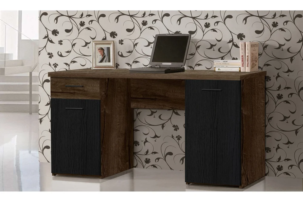 Sredets Skrivebord 110 cm 3 Skap v:7379657
