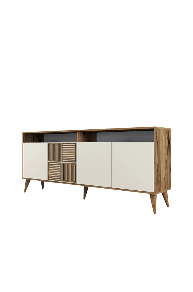 Avlastningsbord Milan 180 cm – Beige m v:8725598